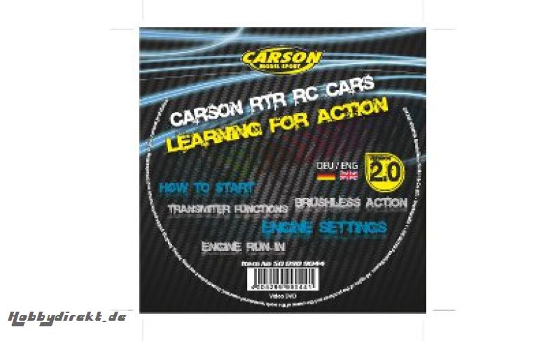 DVD CARSON RC Cars First Steps Vol.2 Carson 909044 500909044