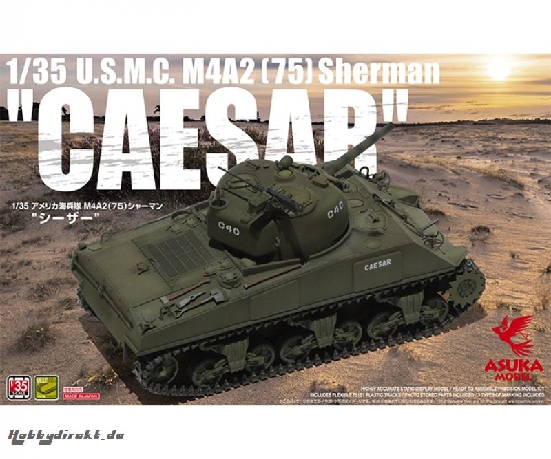 1:35 USMC M4A2 (75) Sherman CAESAR Carson 1035050 501035050