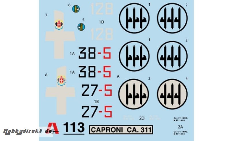 1:72 IT Caproni CA.311 Carson 113 510000113