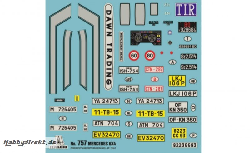 1:24 Mercedes Benz Sattelzugmaschine 6x4 Carson 757 510000757