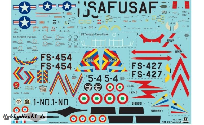 1:72 IT F-84 G Thunderjet Carson 1321 510001321