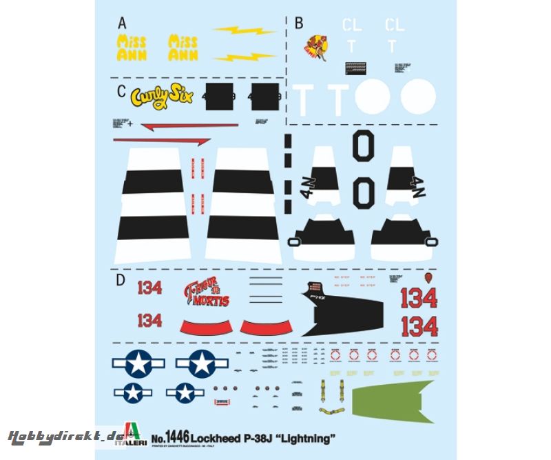 1:72 US P-38J Lightning Carson 1446 510001446