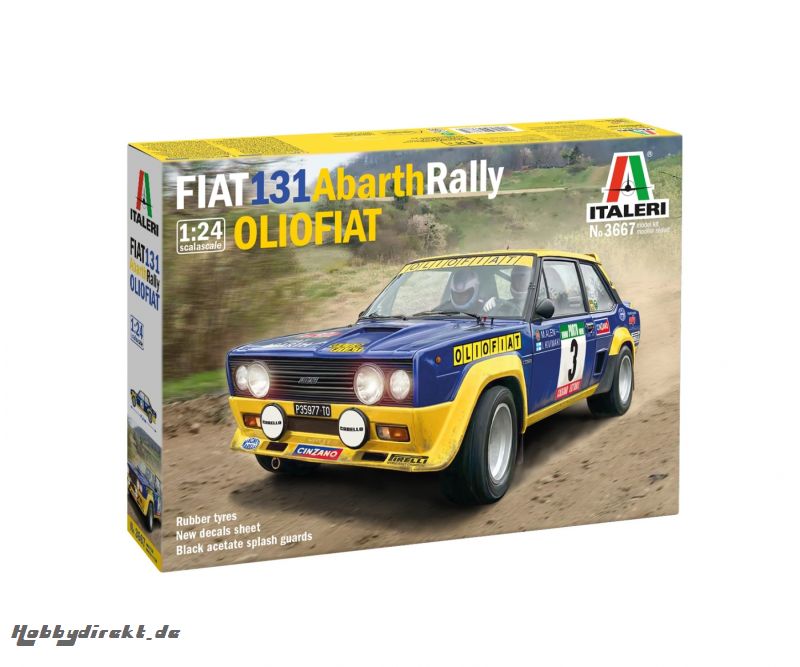 1:24 Fiat 131 Abarth Rally OLIO FIAT Carson 3667 510003667