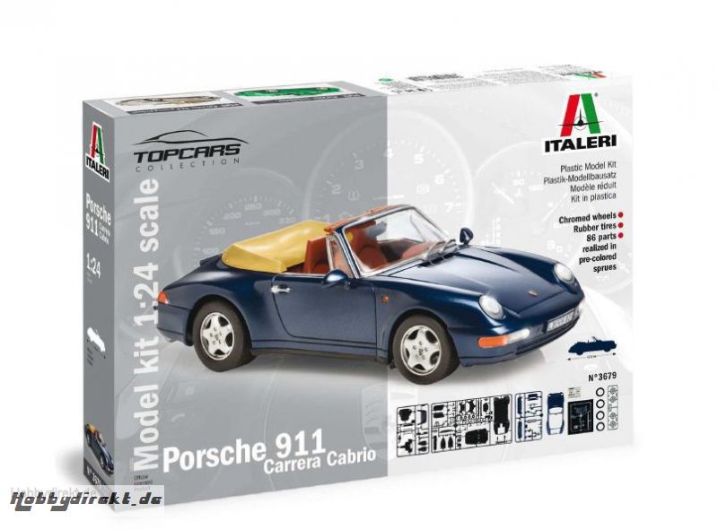 1:24 Porsche 911 Carrera Cabrio Carson 3679 510003679