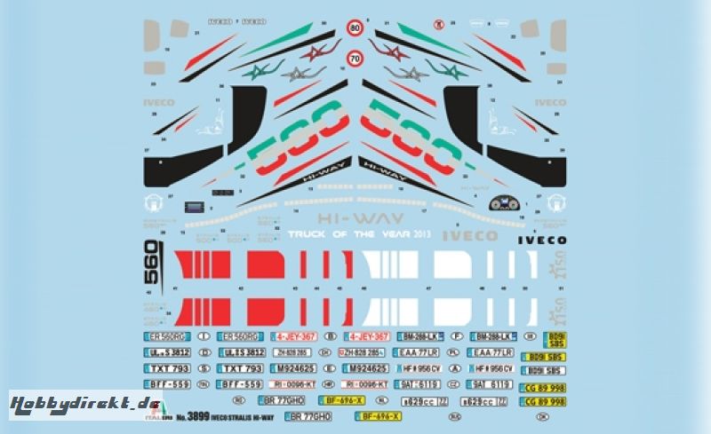 1:24 IVECO Stralis HI-WAY 4x2 Carson 3899 510003899