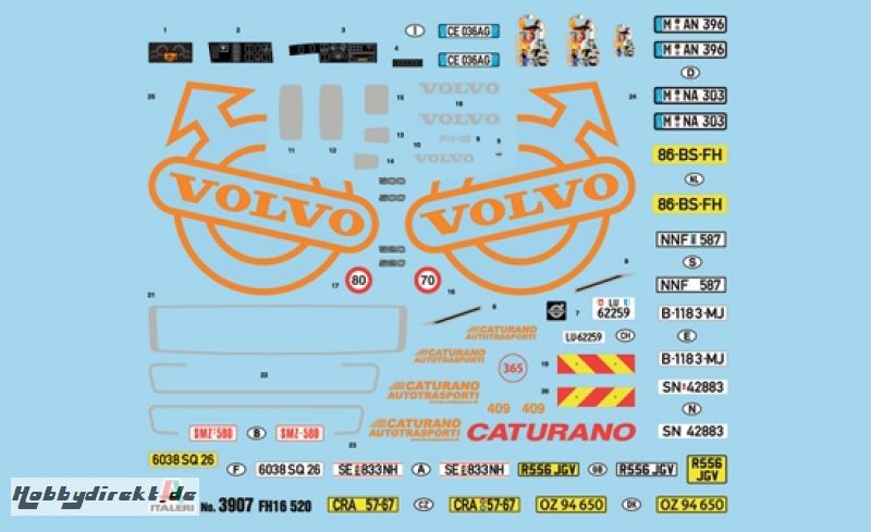 1:24 Volvo FH16 520 Sleeper CAB Carson 3907 510003907