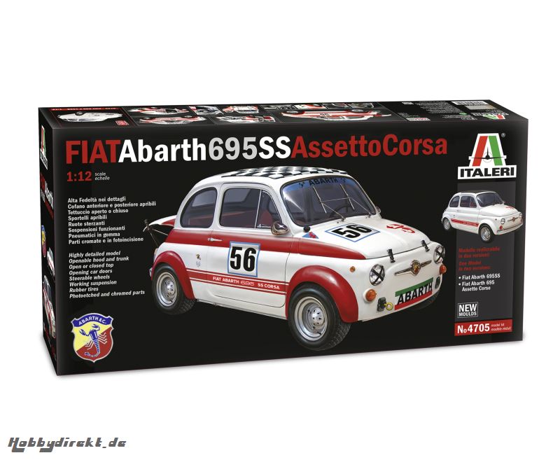 1:12 FIAT Abarth 695 SS/ Assetto Corsa Carson 4705 510004705