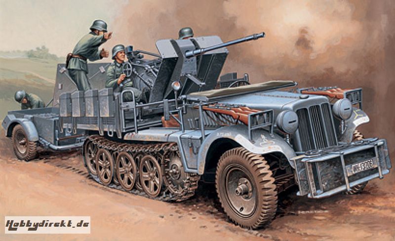 1:35 SD-KFZ 10/4 mit FLAK 30 Carson 6395 510006395