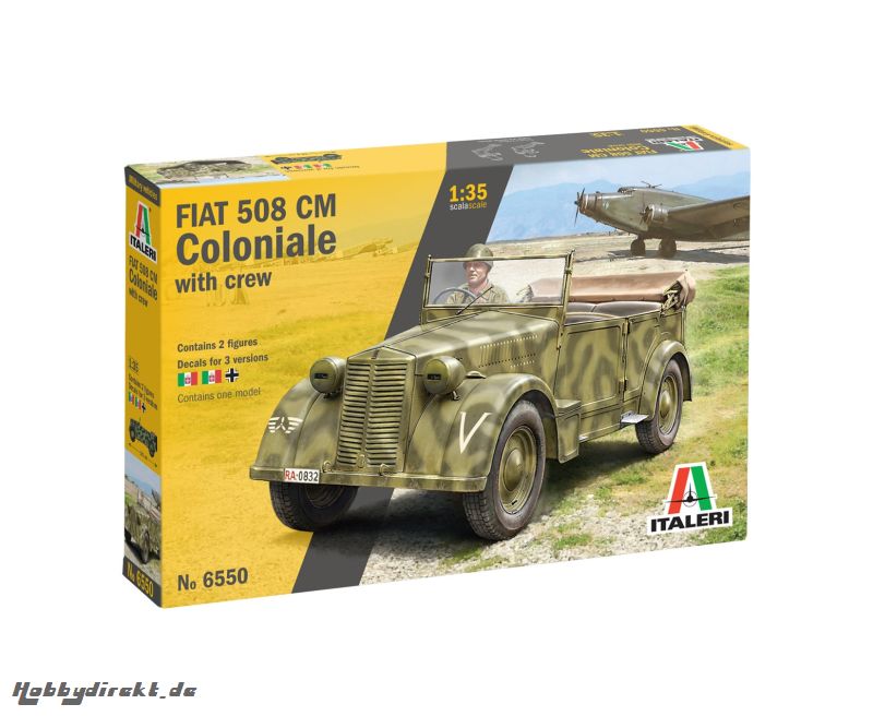 1:35 Fiat 508 CM Coloniale m. Fig. Carson 6550 510006550