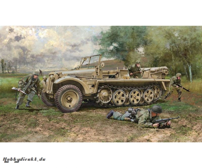 1:35 Sd.Kfz.10 Demag D7 w/German Paratr. Carson 6561 510006561