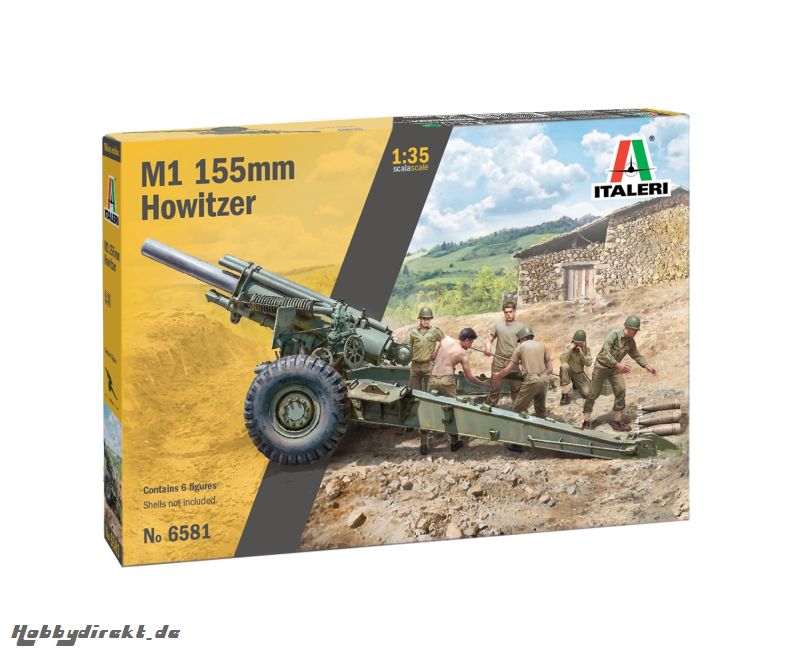 1:35 M1 155mm Howitzer with crew Carson 6581 510006581