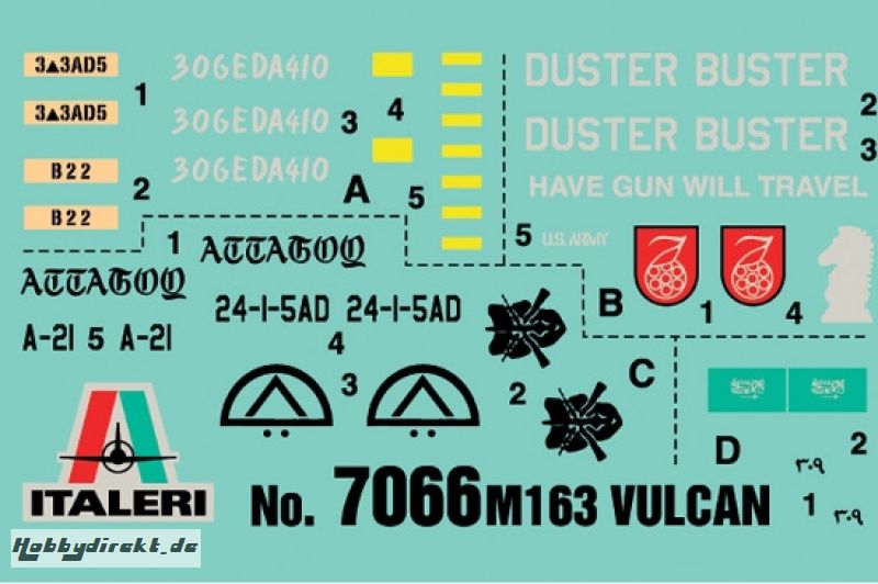 1:72 M163 VULCAN Carson 7066 510007066