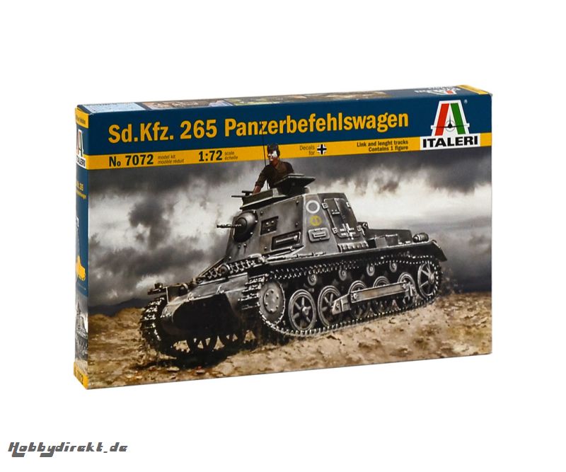 1:72 Sd.Kfz 265 Kleine Panzerbefehlswag. Carson 7072 510007072