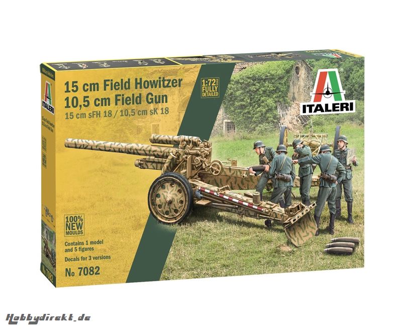 1:72 15cm FieldHowitzer/ 10,5cm FieldGun Carson 7082 510007082