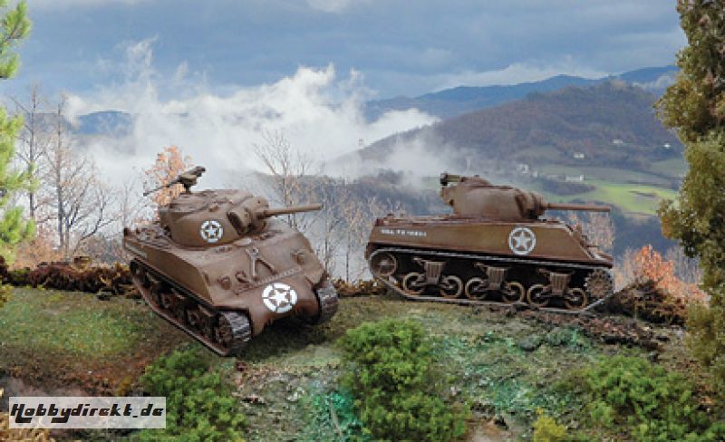 1:72 Sherman M4A3 75mm, 2 pcs Carson 7518 510007518