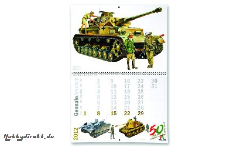 ITALERI Kalender 2012 50 Jahre Italeri Carson 9227 510009227