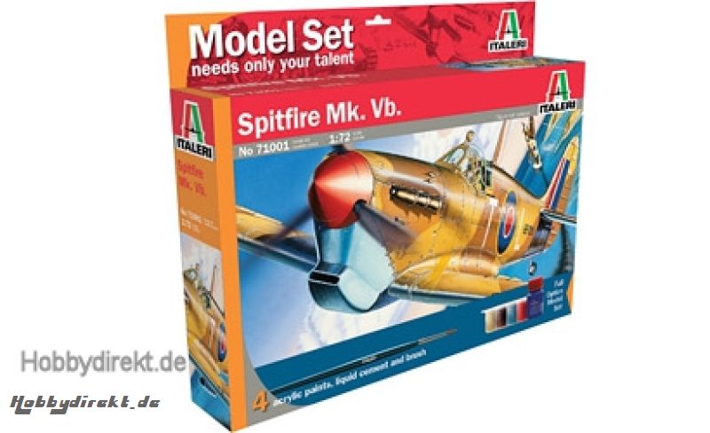 1:72 IT RAF Spitfire Mk.Vb. Model Set Carson 71001 510071001