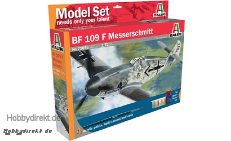 1:72 IT BF-109F Messerschmitt Model Set Carson 71053 510071053