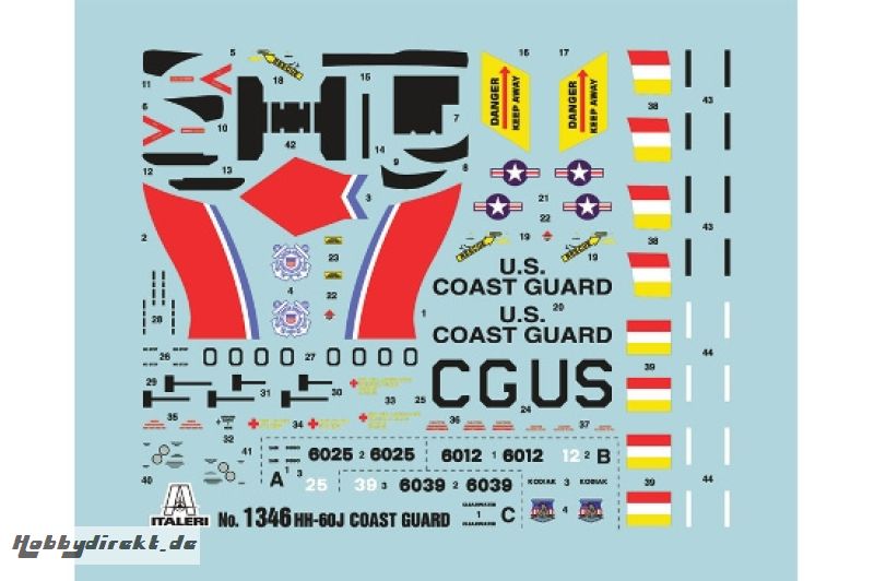 1:72 HH-60J Coast Guard Model Set Carson 71346 510071346