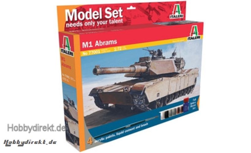 1:72 IT US KPz/MBT M1 Abrams Model Set Carson 77001 510077001