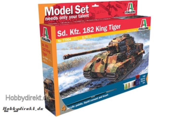 1:72 IT Sd.Kfz.182 Königstiger Model Set Carson 77004 510077004