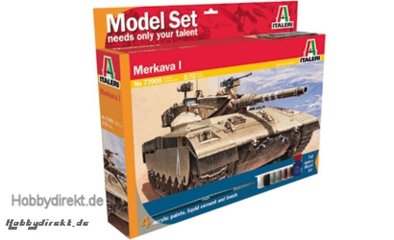 1:72 IT Isr. KPz/MBT Merkava I Model Set Carson 77005 510077005