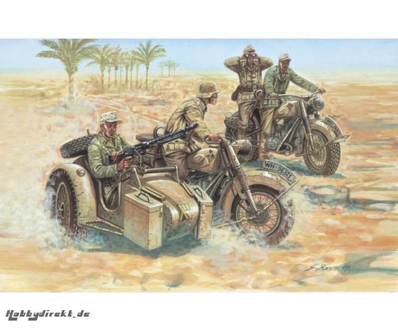 1:72 WWII Deutsche Motorräder Carson 106121 510106121