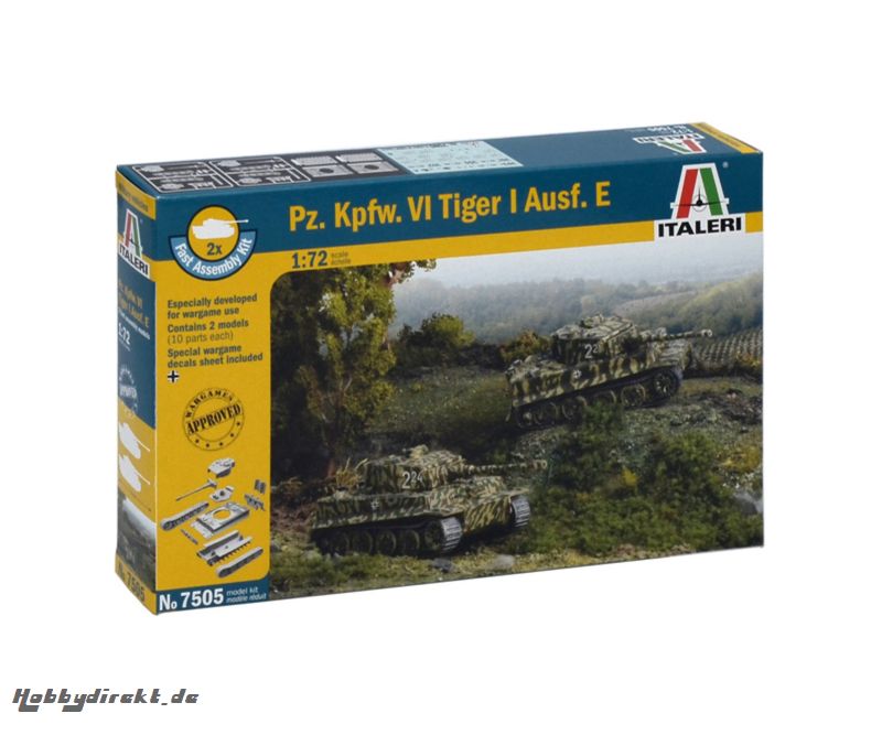 1:72 Pz.Kpfw.VI Tiger I Ausf. E Carson 107505 510107505