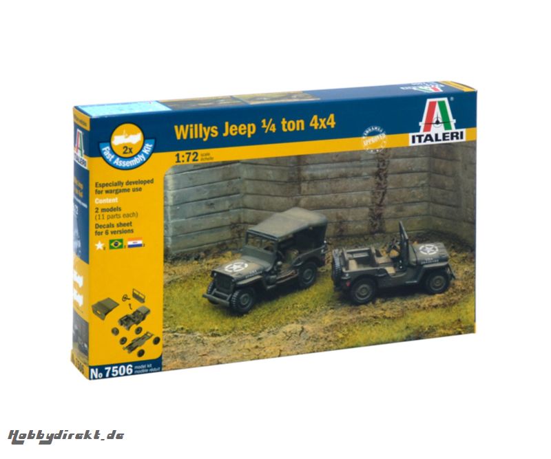 1:72 1/4 Ton 4x4 Truck Carson 107506 510107506