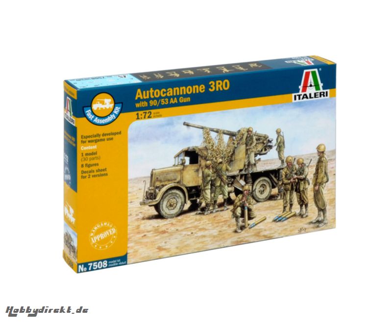 1:72 Autokanone RO3 90/53 AA Gun Carson 107508 510107508