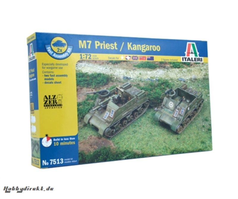 1:72 US M7 Priest 105mm/Kang. Fa.Ass.Kit Carson 107513 510107513