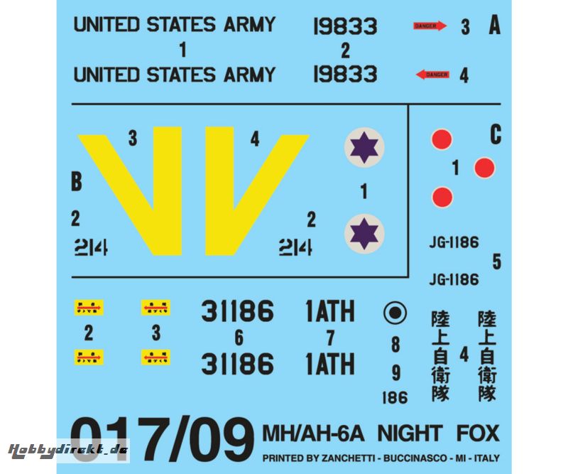 1:72 AH-6 Night Fox Carson 200017 510200017