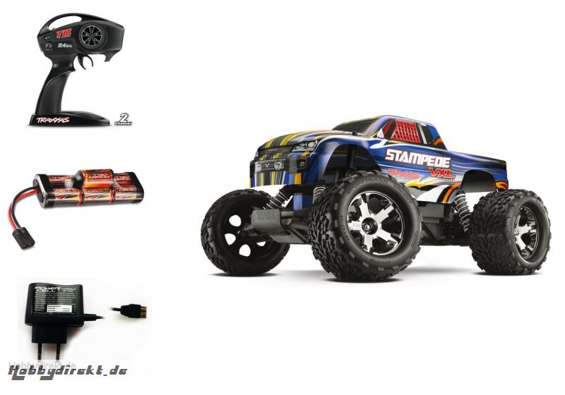 1:10 StampedeVXL RTR 2WD 2.4GHz MonsterT Carson 3607 520003607