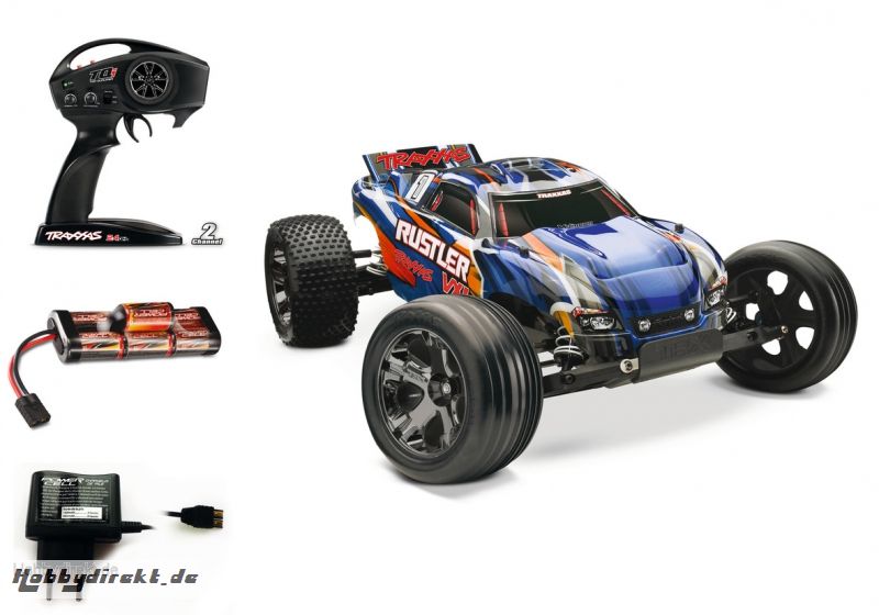 1:10 Rustler VXL RTR 2WD 2.4GHz StadiumT Carson 3707 520003707