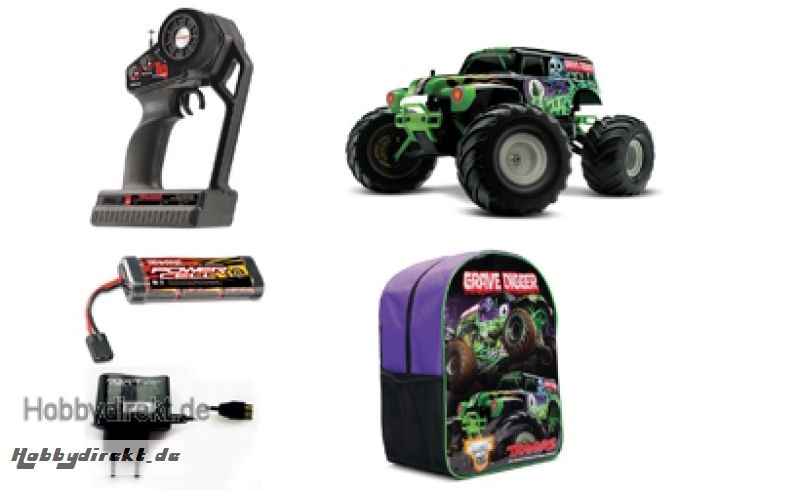 1:16 GraveDigger RTR 2WD 27MHz MonsterTr Carson 107202 520107202