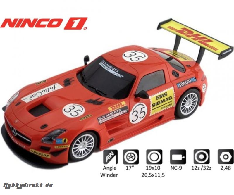 Ninco 1 Mercedes-Benz SLS AMG GT3 Carson 55064 530055064