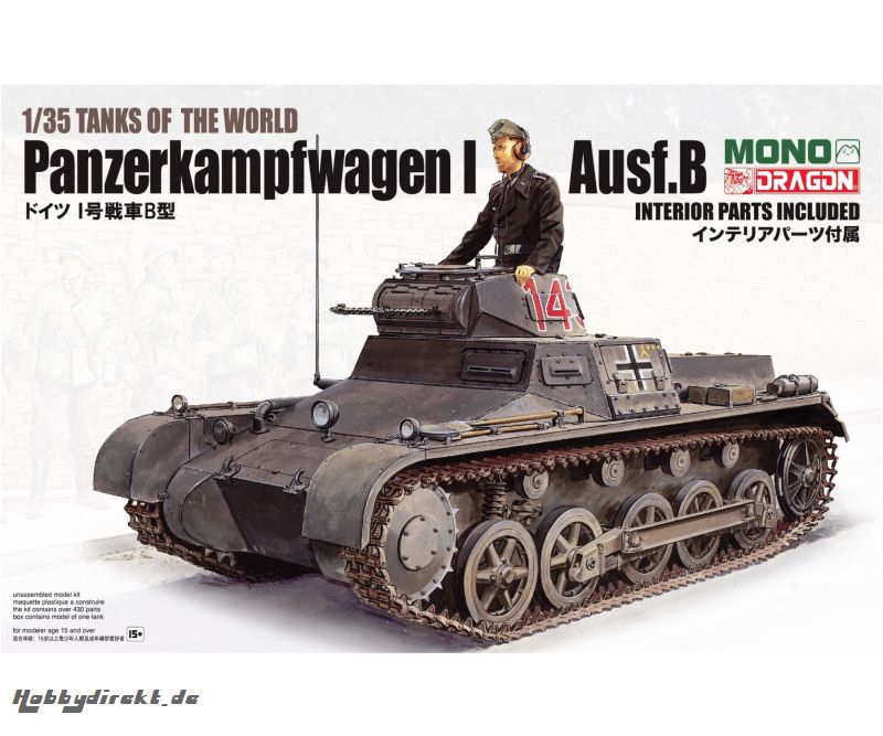 1:35 Pz.Kpfw.I Ausf.B w/Interior Carson 1 540000001