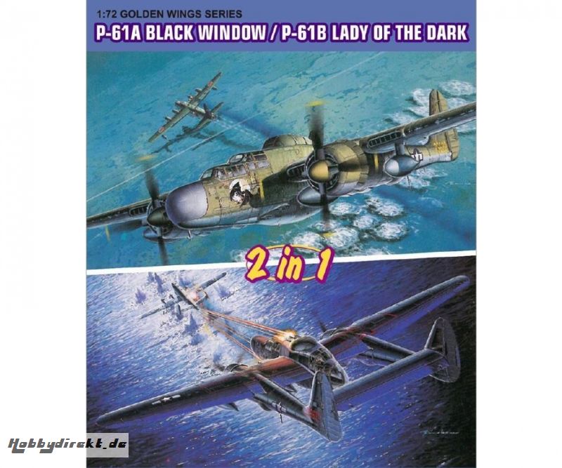 1:72 P-61A BlackWidow/P-61B Lady of Dark Carson 5122 540005122