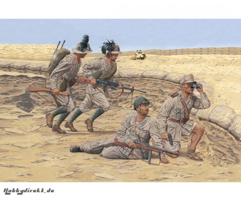 1:35 Italian Infantry El Alamein 1942 Carson 6391 540006391