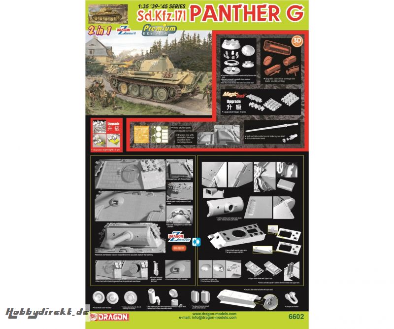 1:35 Sd.Kfz.171 PantherG (2in1-Prem.Edi) Carson 6602 540006602