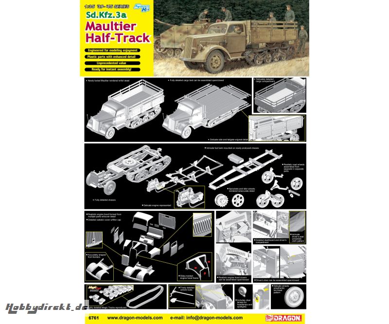 1:35 Sd.Kfz.3a Maultier Half-Track Carson 6761 540006761