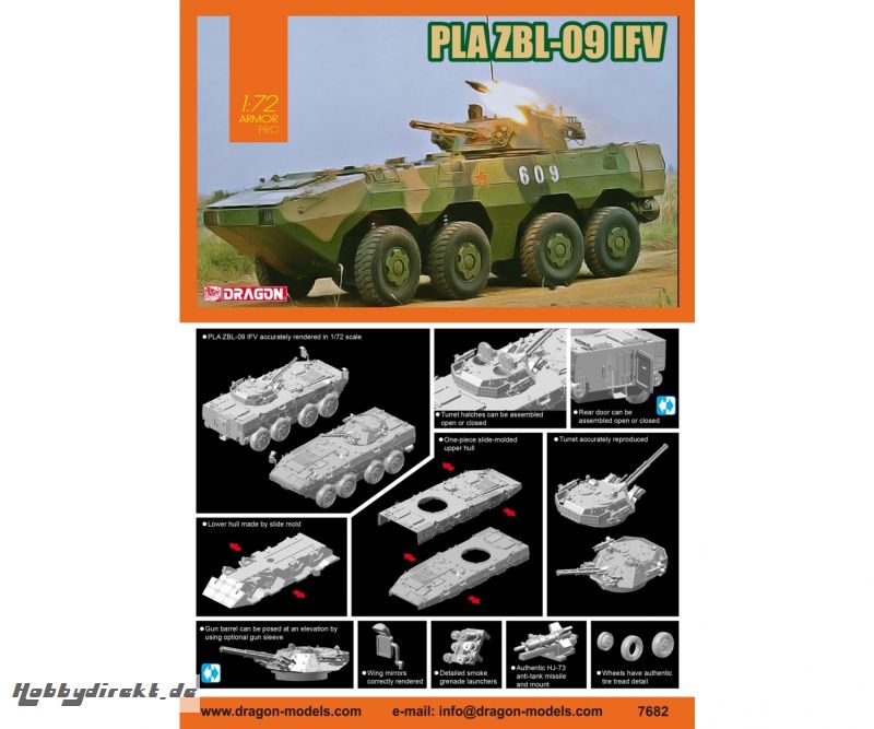 1:72 PLA ZBL-09 IFV Carson 7682 540007682