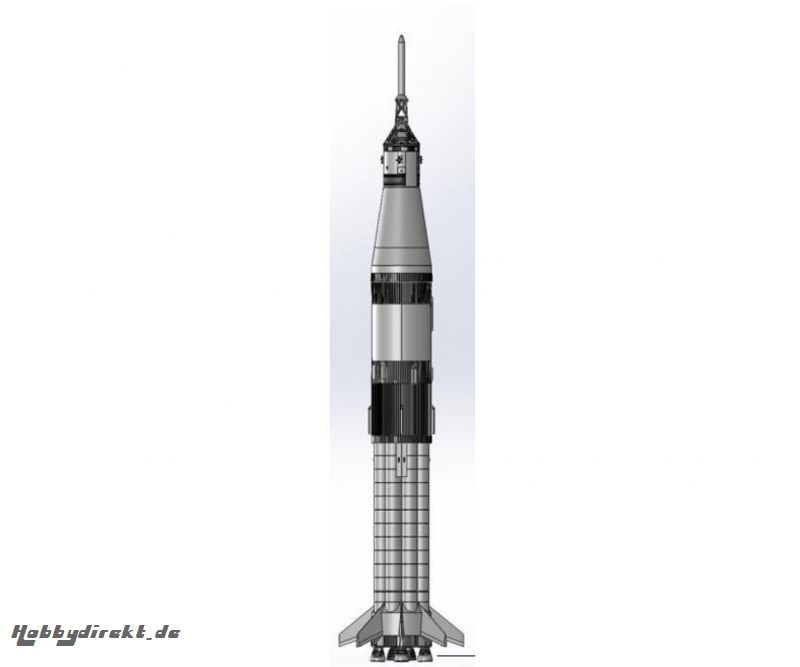 1:72 Saturn IB Rocket Carson 11022 540011022