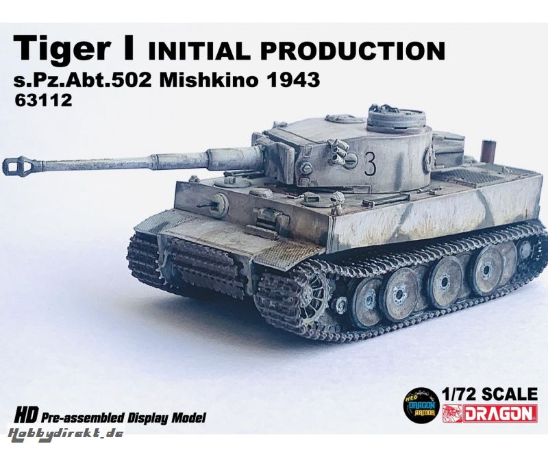 1:72 Tiger I I.P.s.Pz.Abt.502Mishkino43 Carson 63112 540063112