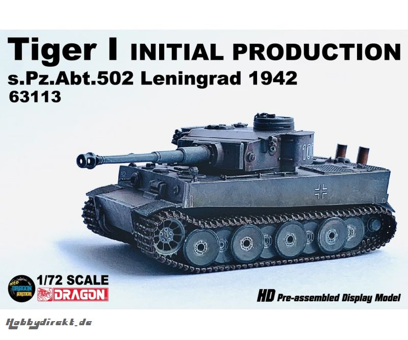 1:72 Tiger I I.P.s.Pz.Abt.502 Leningr42 Carson 63113 540063113