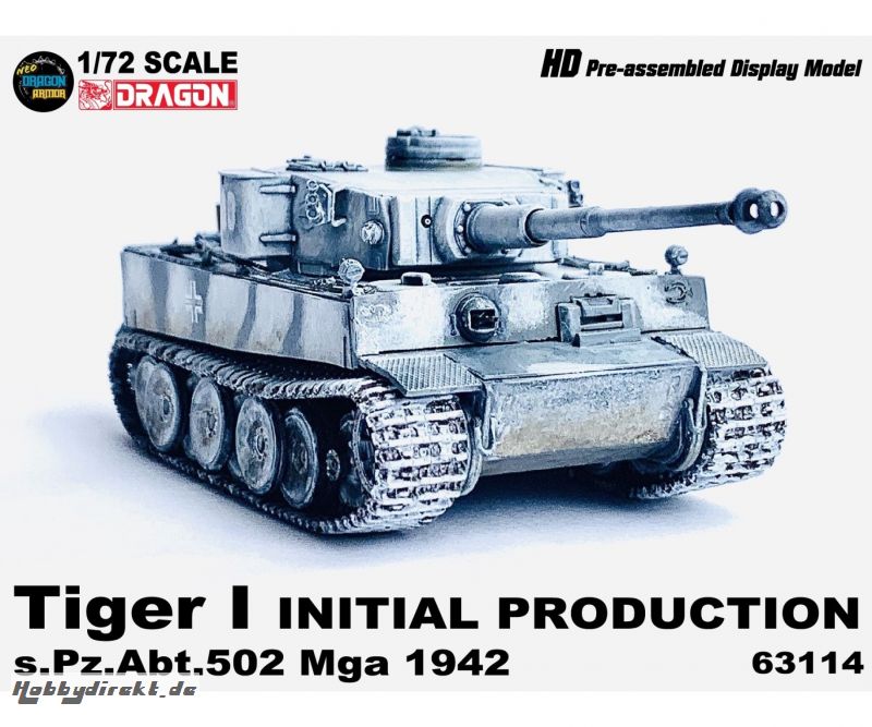 1:72 Tiger I I.P. s.Pz.Abt. 502 Mga 1942 Carson 63114 540063114