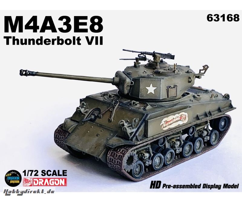 1:72 M4A3E8Thunderb.VIICom.37thTankBat Carson 63168 540063168