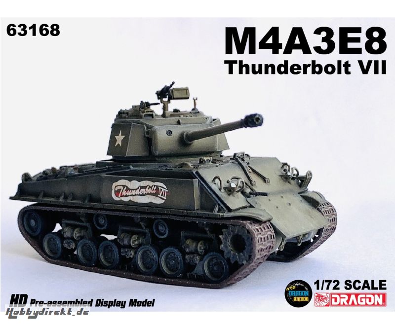 1:72 M4A3E8Thunderb.VIICom.37thTankBat Carson 63168 540063168