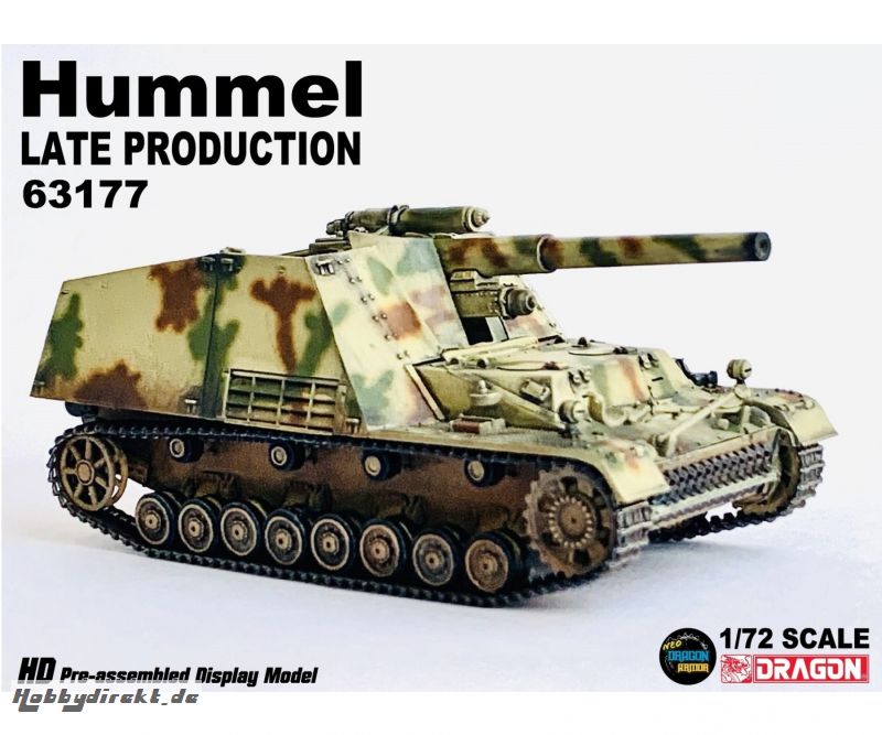 1:72 Sd.Kfz.165 Hummel Late Production Carson 63177 540063177