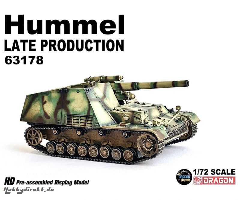 1:72 Sd.Kfz.165 Hummel Late Production Carson 63178 540063178